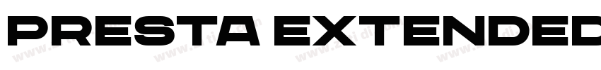 Presta Extended字体转换